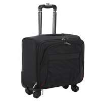 Custom  fabric soft laptop trolley business bags  luggage bag big capacity carry-on suitcase